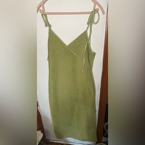 SHEIN Body Con Green Dress